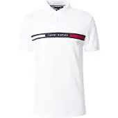Tommy Hilfiger T-Shirt marine / rouge foncé / blanc