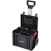 Qbrick System PRO Cart 2.0 boîte mobile sur roues empilable 450 x 390 x 690 mm 28 l avec poignée télescopique