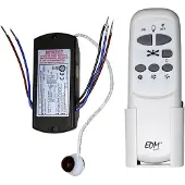 EDM Télécommande universelle 33997 Blanche pour ventilateur de plafond