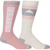 Burton Weekend Midweight Socks 2 Pairs Blanc,Rose EU 34-38 Femme