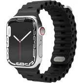 Vonmählen Wave Band 2 - 40 41 42mm - Taille unique (Silicone), Sangles de montre, Noir