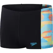 Speedo Digital Panel Swimming Boxer Noir 9-10 Years Garçon