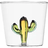 Ichendorf Milano - Gobelet Cactus Vert/Ambre - Plantes Du Désert - Design Alessandra Baldereschi