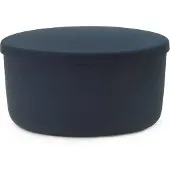 Normann Copenhagen Pouf de rangement dissimulé bleu acier grand