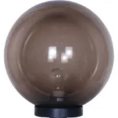 Lyora Lampe globe Bolano 58cm. Fumée de piédestal