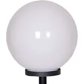 Lyora Lampe de jardin Globe Bolano 141cm. opale debout