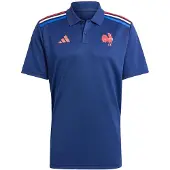Adidas Maillot 'France Rugby Home Supporter' bleu foncé / rose / blanc