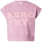 AÈROPOSTALE T-shirt 'NY' mauve / orange clair / blanc