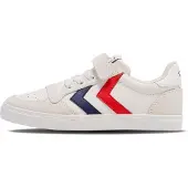 Hummel Baskets 'Slimmer Stadil' beige / bleu marine / rouge / blanc