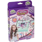 Paulinda Coffret à bijoux en cristal et peinture au diamant