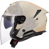 LS2 Of618 Verso Ii Aqua Open Face Helmet Beige XL