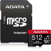 ADATA Carte microSDXC haute endurance 512 Go UHS-I Classe 10