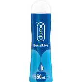 Durex Gel Lubrifiant Sexuel Sensitive - Lubrifiant intime à base d'eau - 50ml 50 ml Lubrifiant(S)