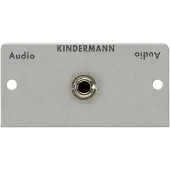 Kindermann 7444000511 Audio 3.5 mm jack panel with cable Bu/Bu 7444-511, 50x25mm