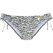 LASCANA Bas de bikini kaki / blanc