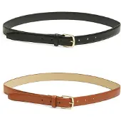 Pieces Ceinture 'PCOLINE' cognac / noir