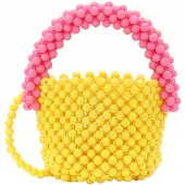 Koosh Sacs à main jaune / rose