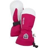 Hestra Army Leather Heli Ski, moufles de ski, junior, rose