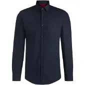 HUGO Chemise 'Jenno' bleu marine