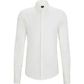 BOSS H-hank-spread-dc-214 10245426 01 Long Sleeve Shirt Blanc 38 Homme