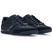 BOSS Baskets basses 'Saturn' bleu foncé