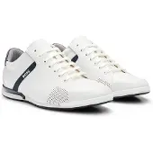 BOSS Baskets basses 'Saturn' noir / blanc naturel