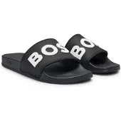 BOSS pour homme. 50498241 Baskets Kirk noirs (37), Plat, Aucun, Beachwear
