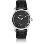 BOSS Montre à affichage analogique noir