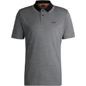 BOSS T-Shirt 'Peoxford' noir / noir chiné / blanc