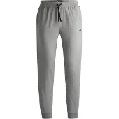 BOSS Pantalon de pyjama 'Mix&Match' gris chiné / noir