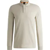 BOSS pour homme. 50507704 Polo beige Passerby (XL), Casuel, Coton, Manche longue