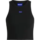 HUGO Baby 10257055 Blue Sleeveless Top Noir M Femme
