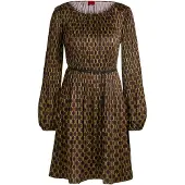HUGO Kavori 1 Long Sleeve Short Dress Marron 42 Femme