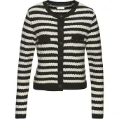 LASCANA Cardigan noir / blanc
