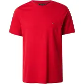 Tommy Hilfiger T-Shirt 'Flag Embroidery' rouge vif