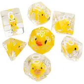 GameGenic Rubber Duck Rpg Dice 7 Pieces Jaune Enfants