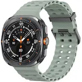IMoshion Ocean Bande de silicium pour la Samsung Galaxy Watch Ultra (2024/2025) - Vert grisâtre