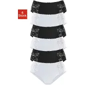 Petite fleur Slip noir / blanc