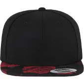 Flexfit Casquette 'Roses' violet foncé / rouge / rouge carmin / noir