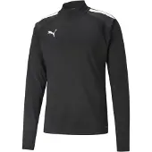 Puma Sweat de sport 'Team Liga' noir / blanc
