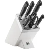 Zwilling Vier Sterne Bloc à couteaux 7 pcs. blanc