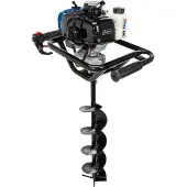 Scheppach tarière à essence EB2000 | longueur de la tarière 800mm | maniable avec 2 poignées | puissance 1450W | trous de forage max. 200mm | forets 100, 150, 200mm inclus