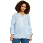 Tom Tailor 1024917 Long Sleeve Blouse Bleu 44 Femme