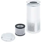 Beurer Luftreiniger b.69m² 4St Timer WiFi BT PM2.5 Sensor Nachtm ws