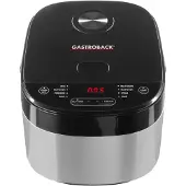 Gastroback Design Multicook Pro, 5 l, 790 W, noir, acier inoxydable, 12 h, boutons-poussoirs, 0,95 m