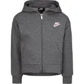 Nike Kids Veste de survêtement 'Club Fleece' gris chiné / rose clair