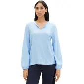 Tom Tailor Chemisier opal / bleu clair