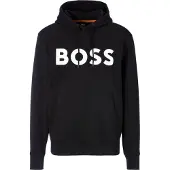 BOSS Sweat-shirt noir / blanc