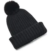 Under Armour Halftime Pom Beanie Noir