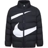 Nike Kids Wrap Swoosh Debossed Quilt Vest Noir 6-7 Years Enfants
